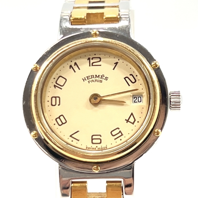 【限定価格セール！】 Hermes - ゴールド   クリッパー 腕時計 エルメス 腕時計