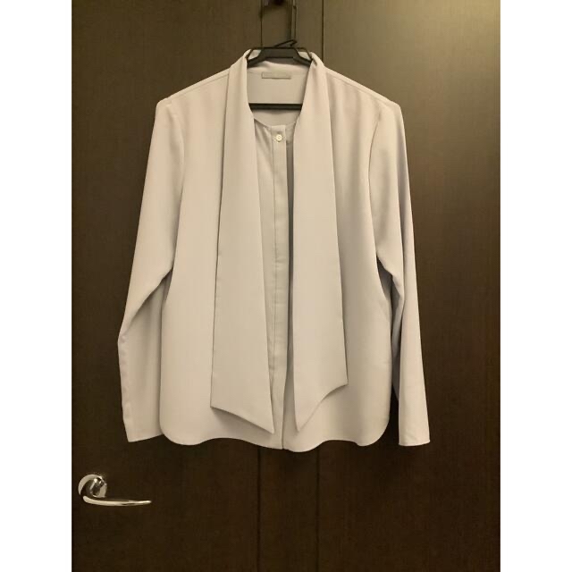 Theory luxe - theory luxe 20SS ボウタイブラウス Ryna ブルーグレー ... theory luxe 20SS ボウタイ ブラウス