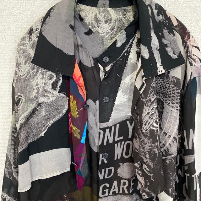 Yohji Yamamoto(ヨウジヤマモト)のYohji Yamamoto 18ss グラフィックシャツ メンズのトップス(シャツ)の商品写真