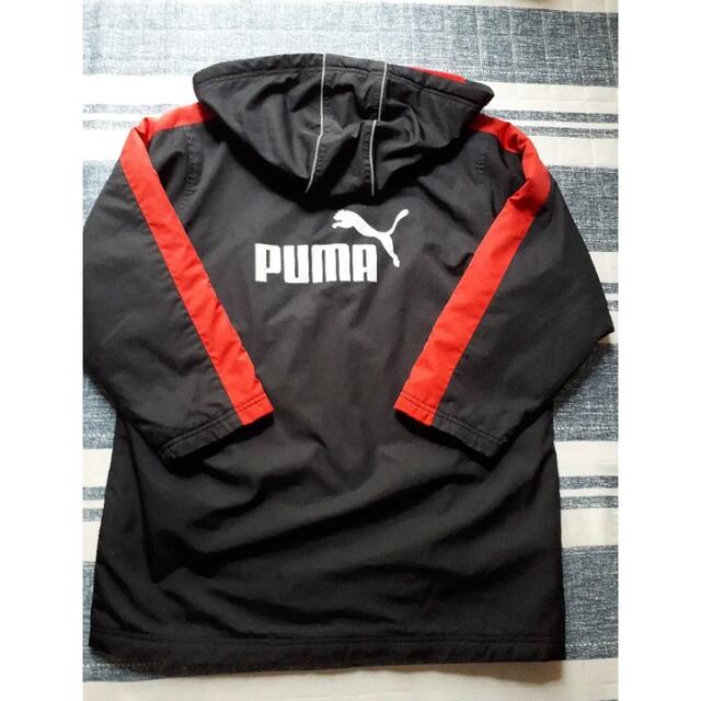 PUMA　ベンチコート　裏フリース　140cm キッズ/ベビー/マタニティのキッズ服男の子用(90cm~)(コート)の商品写真