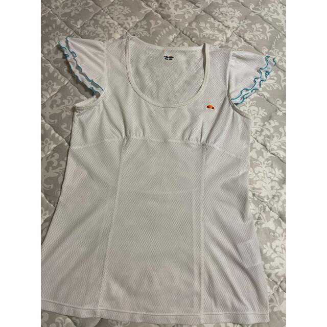 ellesse(エレッセ)のエレッセ   テニスウェア  袖フリル  トップス スポーツ/アウトドアのテニス(ウェア)の商品写真