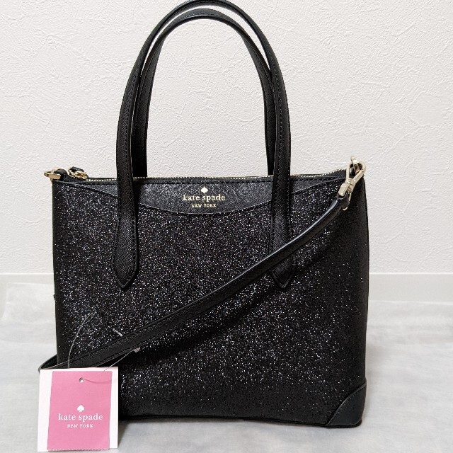 kate spade new york(ケイトスペードニューヨーク)の♠ケイトスペード グリッターラメハンドバッグ レディースのバッグ(ハンドバッグ)の商品写真