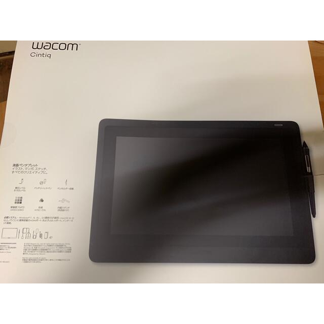 Wacom(ワコム)のWacom Cintiq 16 FHD ブラック DTK1660 スマホ/家電/カメラのPC/タブレット(タブレット)の商品写真