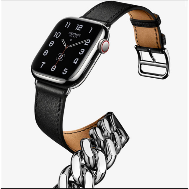 AppleWatch Hermès Gourmetドゥブルトゥールメタル ベルト