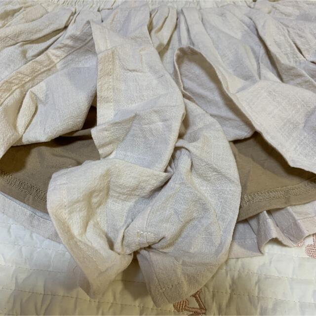 【新品未使用】 キュロット　スカートパンツ　95 キッズ/ベビー/マタニティのキッズ服女の子用(90cm~)(パンツ/スパッツ)の商品写真