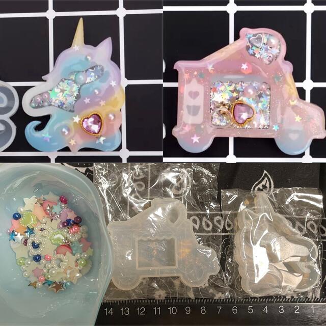 驚きの安さ シェイカーモールド ユニコーン シリコンモールド ハンドメイド ienomat.com.br