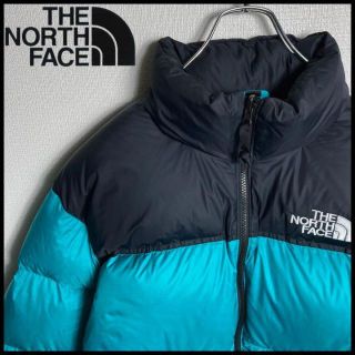 ノースフェイス(THE NORTH FACE) ターコイズ ダウンジャケット(メンズ