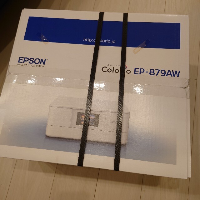 EPSON(エプソン)の新品　未使用　EPSON EP-879AW　プリンター スマホ/家電/カメラのPC/タブレット(PC周辺機器)の商品写真
