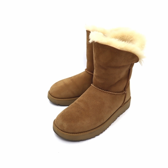 アグ UGG クラッシュ カフ ムートン ブーツ ショート 24