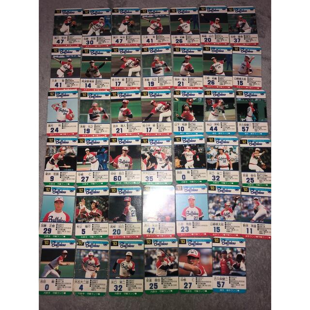 プロ野球カード 近鉄バファローズ 89年91年92年93年94年95年 プロ野球カード 近鉄バファローズ 89年91年92年93年94年95年