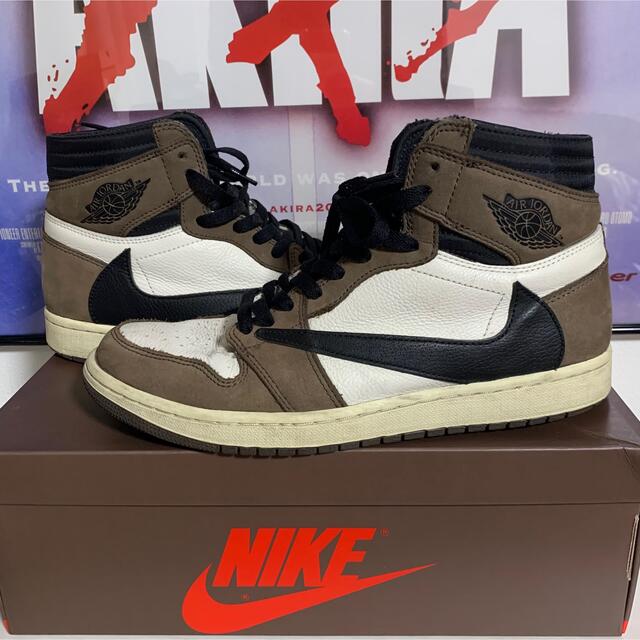 NIKE(ナイキ)のTRAVIS SCOTT NIKE AIRJORDAN1 RETROHIGHOG メンズの靴/シューズ(スニーカー)の商品写真