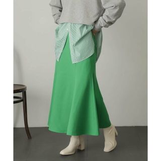 センスオブプレイスバイアーバンリサーチ(SENSE OF PLACE by URBAN RESEARCH)の【GREEN】ウールライクマーメイドスカート(その他)