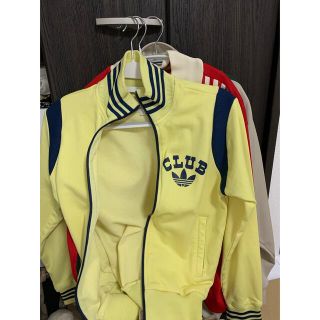 track jacket イエロー 古着 club adidas 70s(ジャージ)