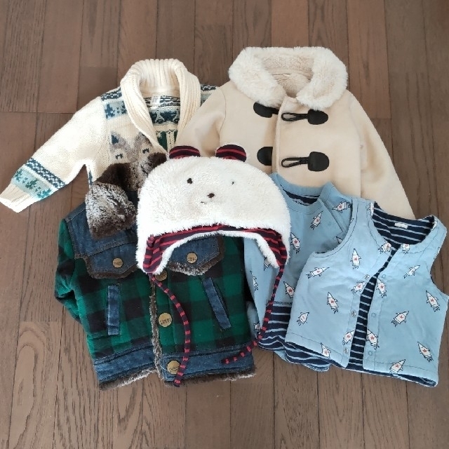 babyGAP(ベビーギャップ)の冬服　まとめ売り　男の子　80〜 キッズ/ベビー/マタニティのキッズ服男の子用(90cm~)(コート)の商品写真