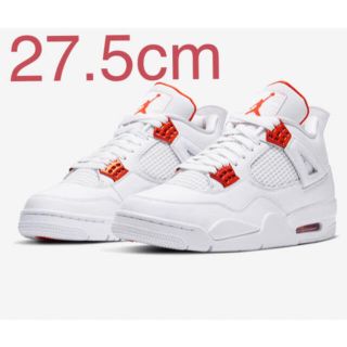 ナイキ(NIKE)のair jordan 4 retro orange(スニーカー)