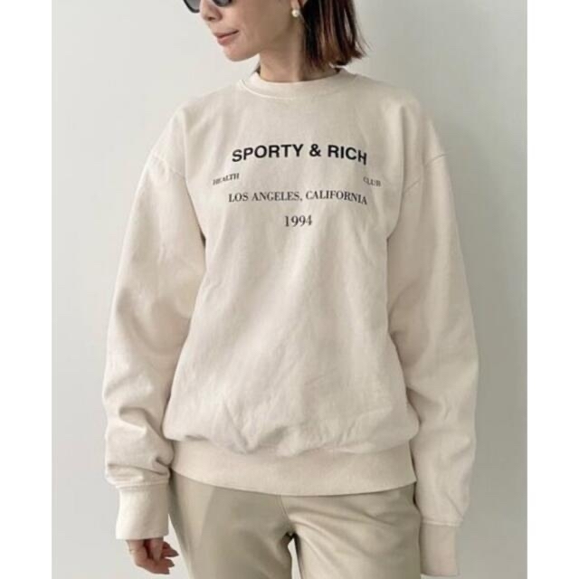 ★新品★ SPORTY&RICH/ C/N SWEAT