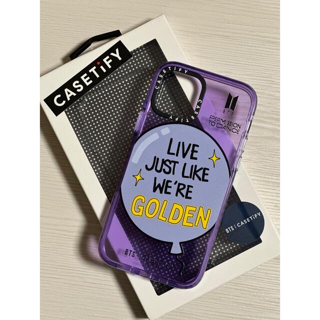 防弾少年団(BTS)(ボウダンショウネンダン)のBTSコラボ　casetify iPhone12用　限定 スマホ/家電/カメラのスマホアクセサリー(iPhoneケース)の商品写真