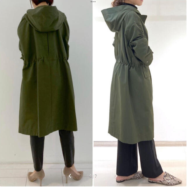 theory luxe 21AW ウォッシャブル ミリタリーコート モッズコート