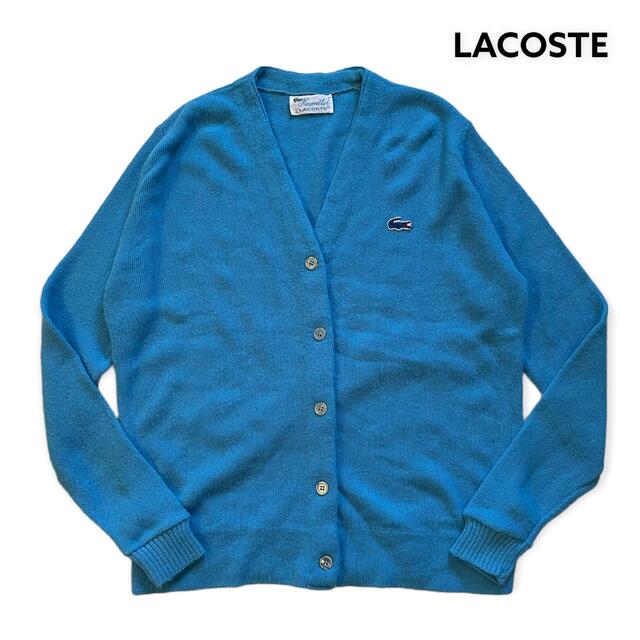 レア Haymaker LACOSTE ラコステ カーディガン 40 水色