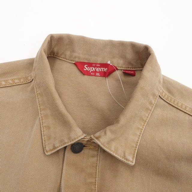 82%OFF!】 フロックデニム トラッカージャケット 茶 XL electroben.com.ar
