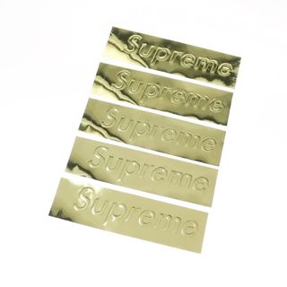 シュプリーム(Supreme)の【中古】【未使用】シュプリーム Supreme 2022年秋冬 BOX LOGO STICKER GOLD 5枚セット ステッカー【メンズ】(その他)