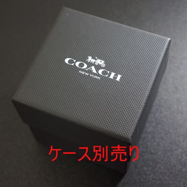 COACH(コーチ)の【稼働品】COACH　　白文字盤　　電池交換済　スイス製 レディースのファッション小物(腕時計)の商品写真