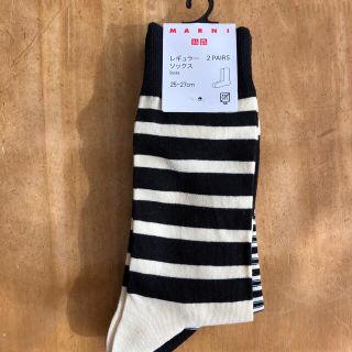 ユニクロ(UNIQLO)の【新品未使用、タグ付き】マルニ　UNIQLO メンズ　ソックス　2足セット(ソックス)