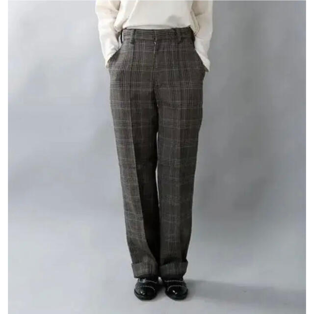 LENO&CO ウールグレンチェックトラウザー - www.husnususlu.com