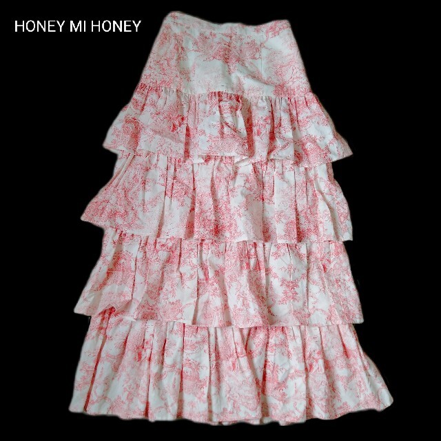 Honey mi Honey - HONEY MI HONEY フリル  トワルドジュイ　ボリュームスカート