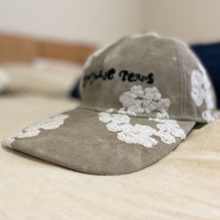 レディメイド(READYMADE)のREADYMADE x DENIM TEARS  CAP White(キャップ)