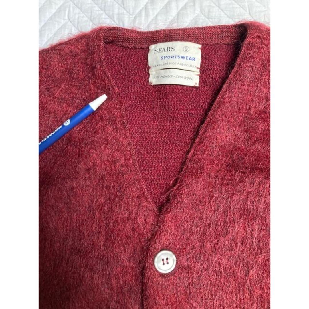 VINTAGE  SEARS MOHAIR  CARDIGAN メンズのトップス(カーディガン)の商品写真