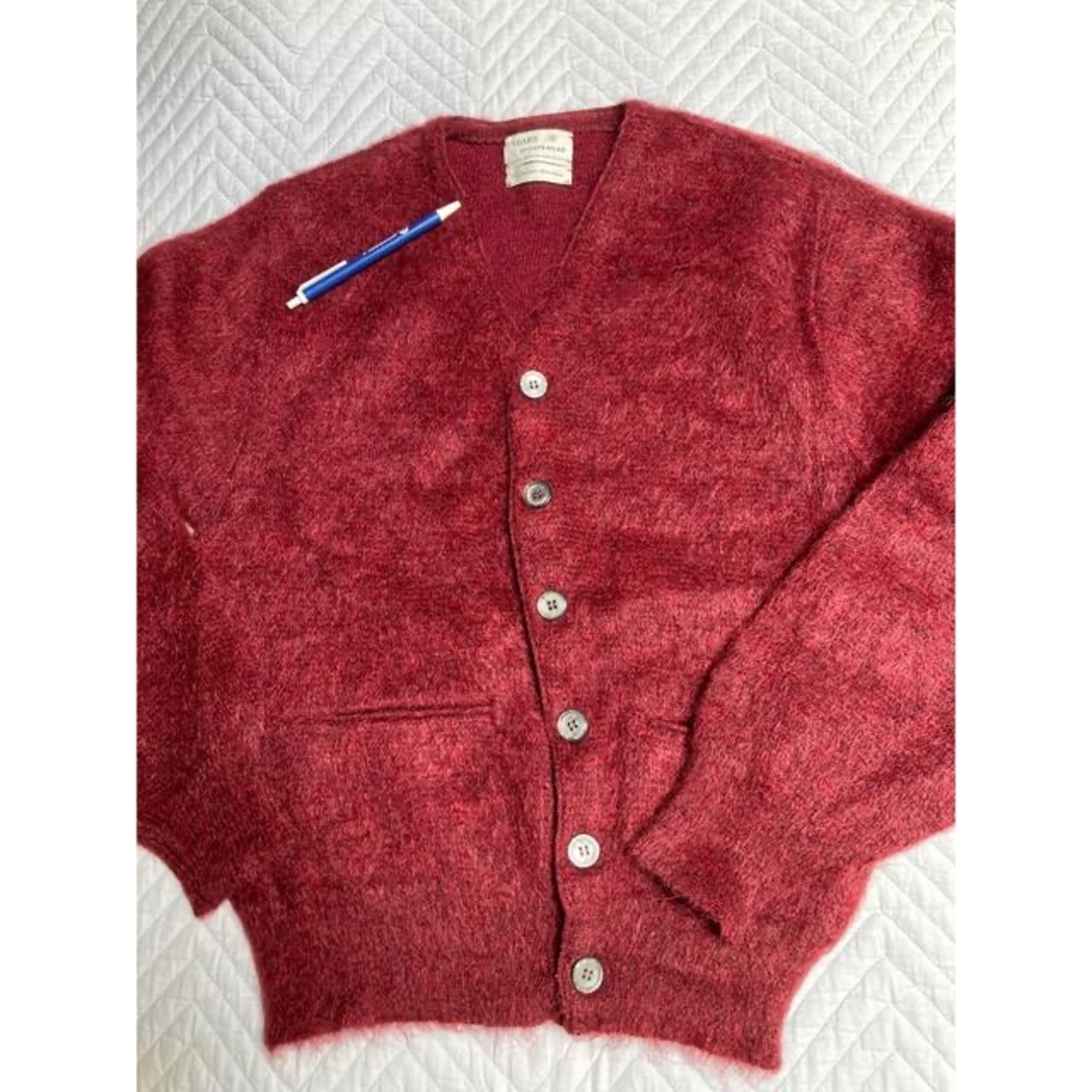 VINTAGE  SEARS MOHAIR  CARDIGAN メンズのトップス(カーディガン)の商品写真