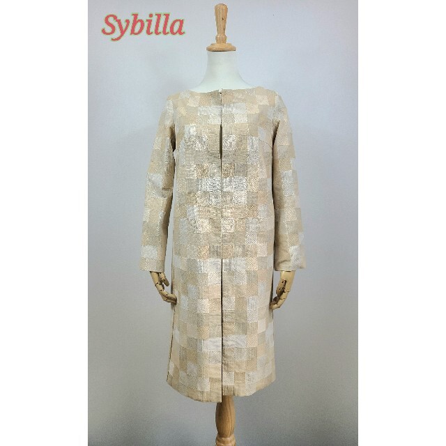 Sybilla - 美品 Sybillaシビラ パッチワークコットンコートの通販 by ...