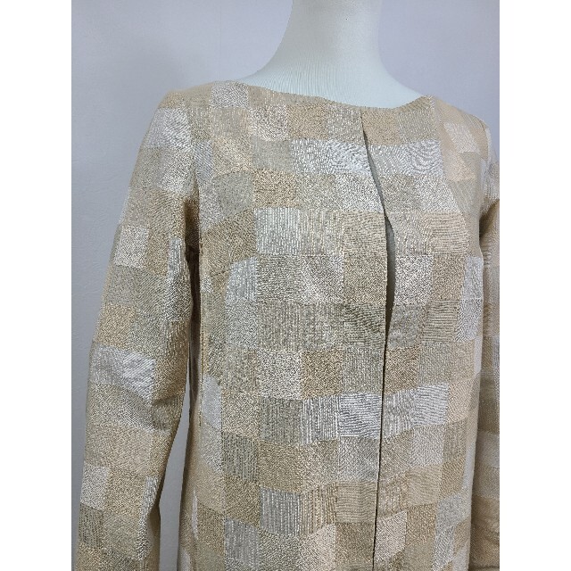 美品 Sybillaシビラ パッチワークコットンコート