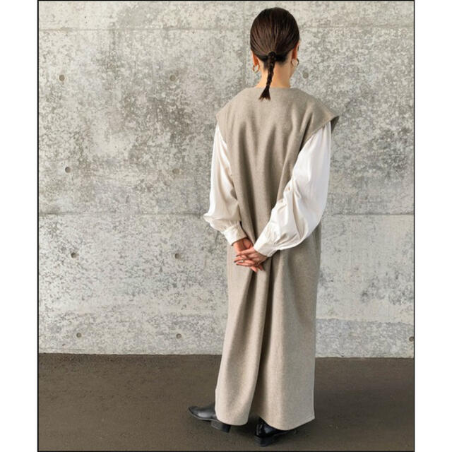 大人気】ワンピース 2022 AW キーネックロングベストワンピース 新作