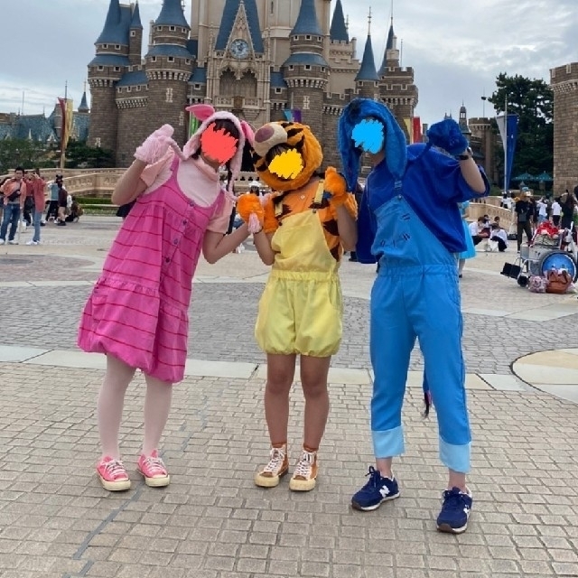 プーさん　コスプレ　コスチューム　ディズニーハロウィン　着画あり