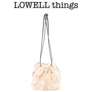 ロウェルシングス(LOWELL Things)のLOWELL things  レッキスファー巾着バック(ショルダーバッグ)