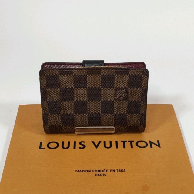 LOUIS VUITTON(ルイヴィトン)の美品 ルイヴィトン 折り財布 ダミエ エベヌ ポルトフォイユ ジュリエット レディースのファッション小物(財布)の商品写真