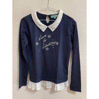 リンジィ(Lindsay)の値下げしました Lindsay ブラウス風カットソー 160(Tシャツ/カットソー)