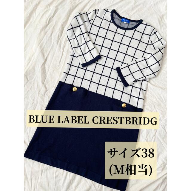 BLUE LABEL CRESTBRIDGE(ブルーレーベルクレストブリッジ)のBLUE LABEL CRESTBRIDGE ワンピース　M  レディースのワンピース(ひざ丈ワンピース)の商品写真