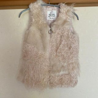 ザラキッズ(ZARA KIDS)のZARA girlsファーベスト(ニット)