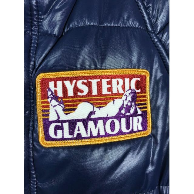 HYSTERIC GLAMOUR(ヒステリックグラマー)の希少 ヒステリックグラマー プリマロフト 中綿 ワッペン ダウン ジャケット レディースのジャケット/アウター(ダウンジャケット)の商品写真