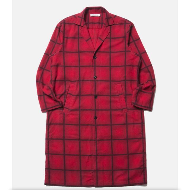 COOTIE Ombre Check Dropped Shoulder Coat