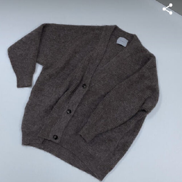 ARGUE(アギュー)のargue KID MOHAIR&ALPACA&WOOL CARDIGAN レディースのトップス(カーディガン)の商品写真