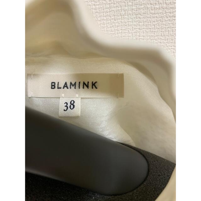 新品未使用　ブラミンク　blamink シルク　ワンピース　38 ホワイト