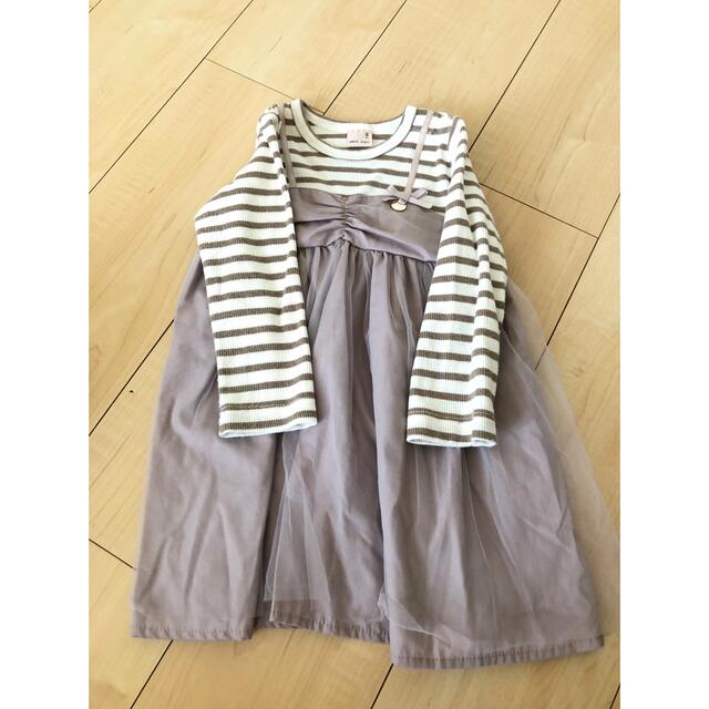 petit main(プティマイン)のプティマイン ワンピース　90 キッズ/ベビー/マタニティのキッズ服女の子用(90cm~)(ワンピース)の商品写真