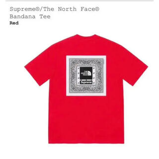 シュプリーム(Supreme)のSupreme The North Face Bandana TEE(Tシャツ/カットソー(半袖/袖なし))