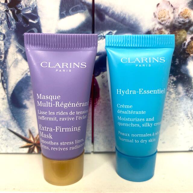 CLARINS(クラランス)のクラランス スキンケアサンプルセット マスク&クリーム　新品未開封 コスメ/美容のキット/セット(サンプル/トライアルキット)の商品写真