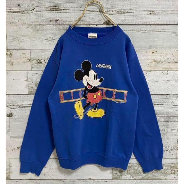 Disney - 90's TULTEX メンズ スウェット USA ミッキーディズニー M a2