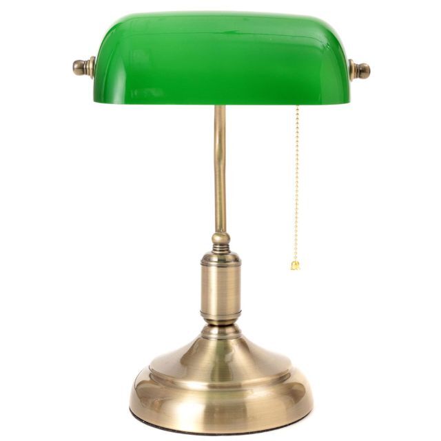 バンカーズランプ デスクライト テーブルランプ 照明 デスクランプ 緑8011 インテリア/住まい/日用品の机/テーブル(ローテーブル)の商品写真